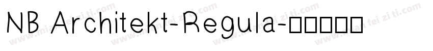 NB Architekt-Regula字体转换